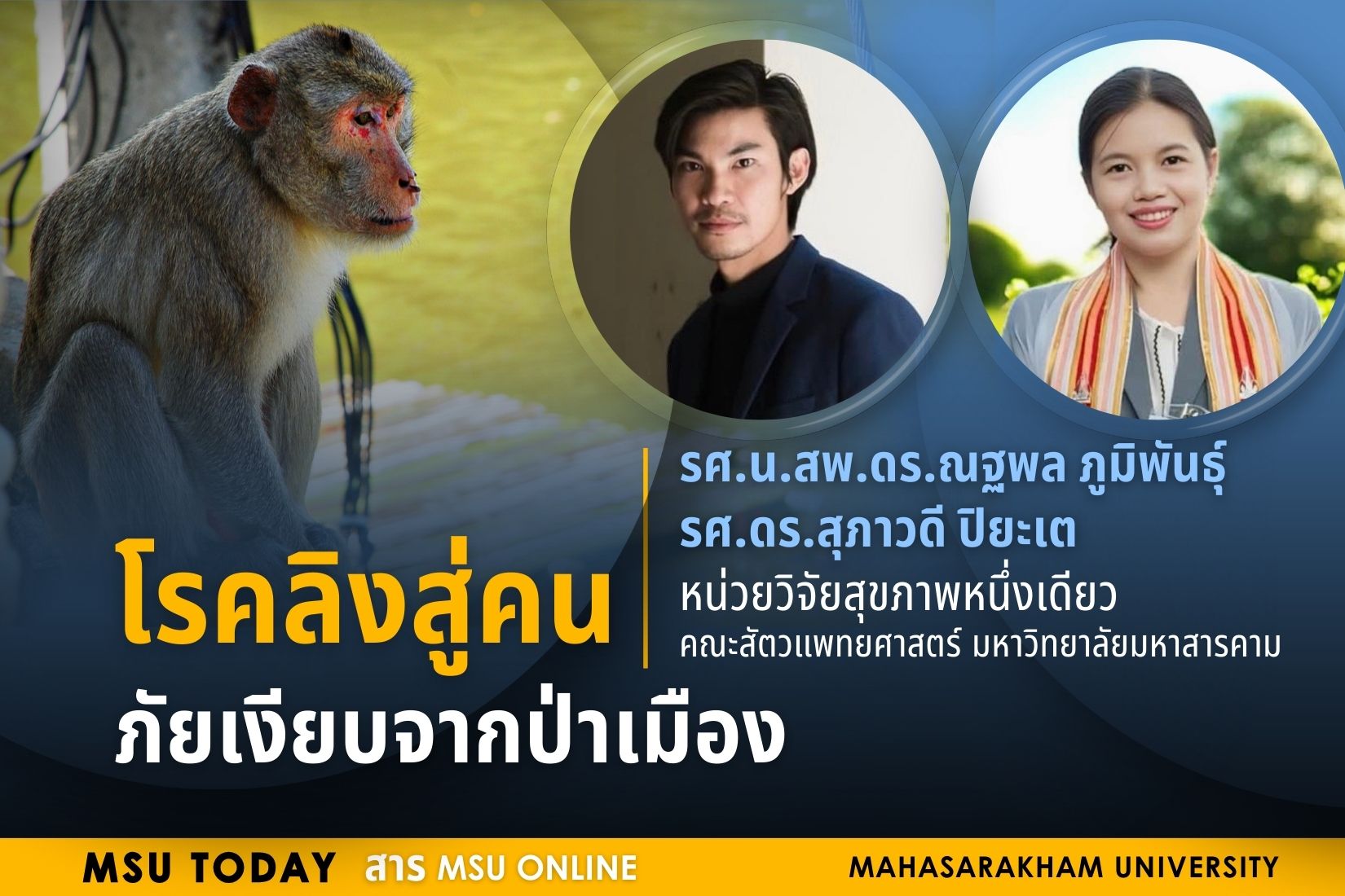 โรคลิงสู่คน…ภัยเงียบจากป่าเมือง